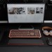 Azio Luxury Vintage Keyboard. Винтажная клавиатура с подсветкой и натуральной кожей 10